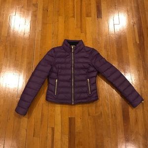 Juicy Couture Purple Quilted Down Jacket